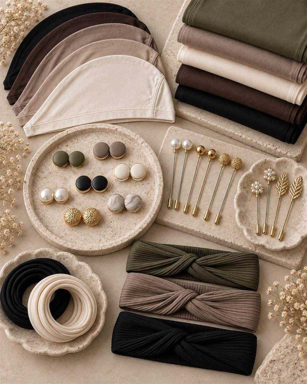 Wholesale Hijab Accessories: Magnets, Pins, Inner Caps and Underscarves